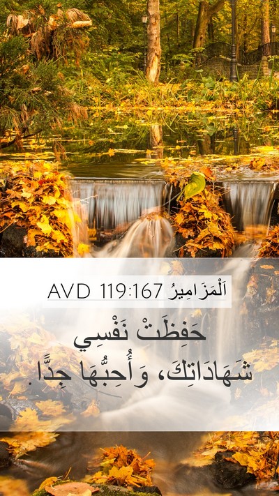 اَلْمَزَامِيرُ 119:167 AVD Bible Verse Image