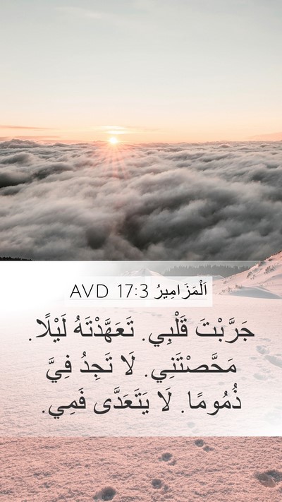 اَلْمَزَامِيرُ 17:3 AVD Bible Verse Image
