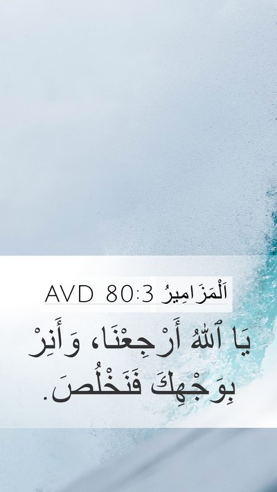 اَلْمَزَامِيرُ 80:3 AVD Bible Verse Image