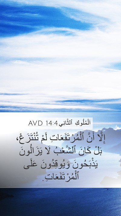 اَلْمُلُوكِ ٱلثَّانِي 14:4 AVD Bible Verse Image