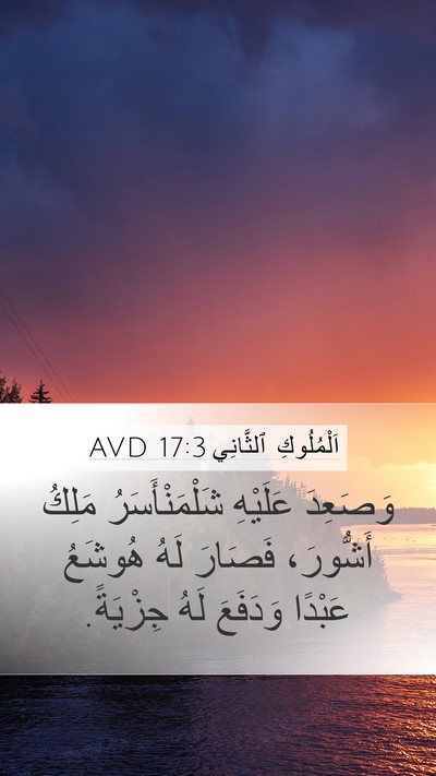 اَلْمُلُوكِ ٱلثَّانِي 17:3 AVD Bible Verse Image