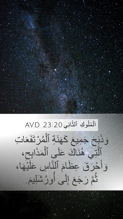 اَلْمُلُوكِ ٱلثَّانِي 23:20 AVD Bible Verse Image