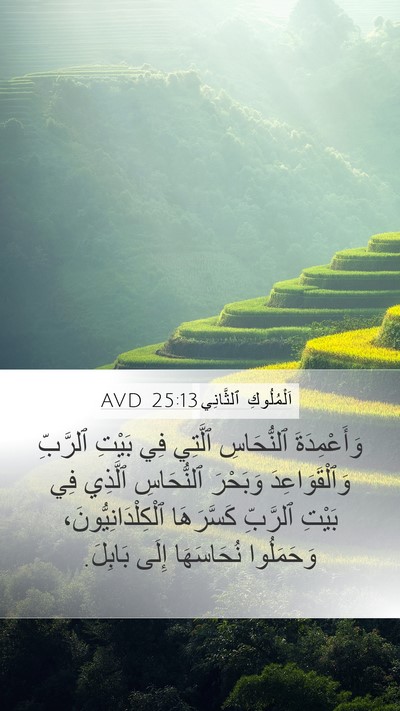 اَلْمُلُوكِ ٱلثَّانِي 25:13 AVD Bible Verse Image