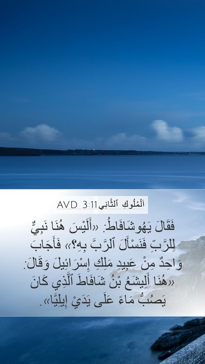 اَلْمُلُوكِ ٱلثَّانِي 3:11 AVD Bible Verse Image