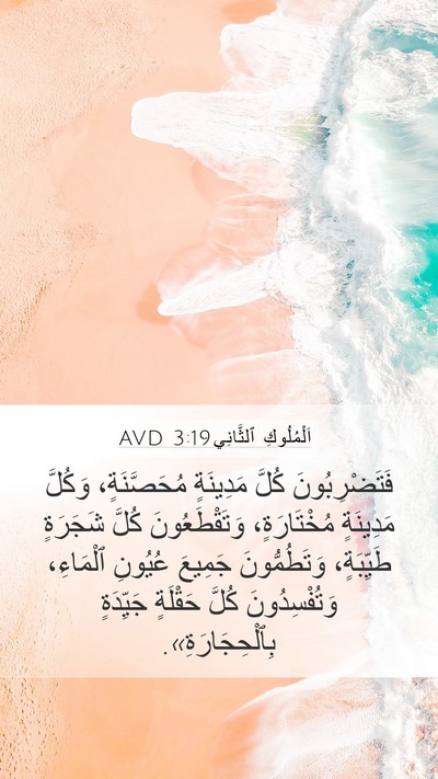 اَلْمُلُوكِ ٱلثَّانِي 3:19 AVD Bible Verse Image