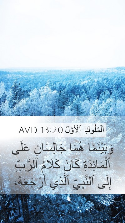 اَلْمُلُوكِ ٱلْأَوَّلُ 13:20 AVD Bible Verse Image