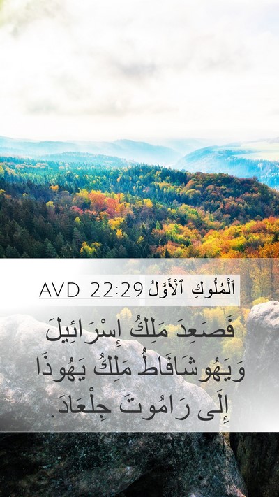 اَلْمُلُوكِ ٱلْأَوَّلُ 22:29 AVD Bible Verse Image