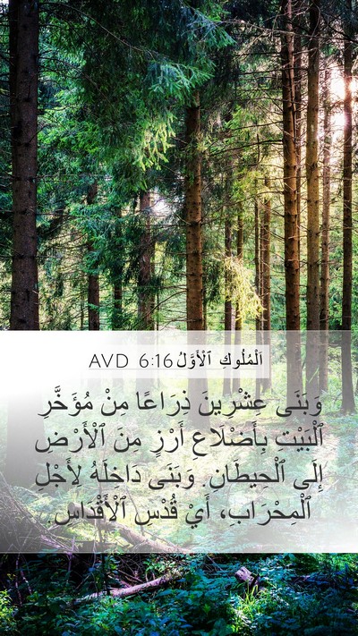 اَلْمُلُوكِ ٱلْأَوَّلُ 6:16 AVD Bible Verse Image