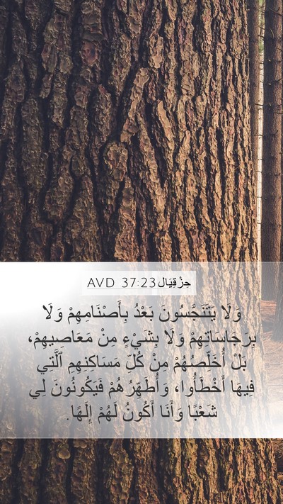 حِزْقِيَال 37:23 AVD Bible Verse Image