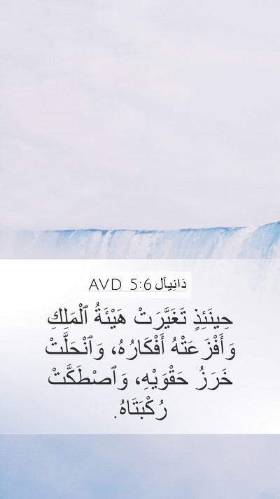 دَانِيآل 5:6 AVD Bible Verse Image