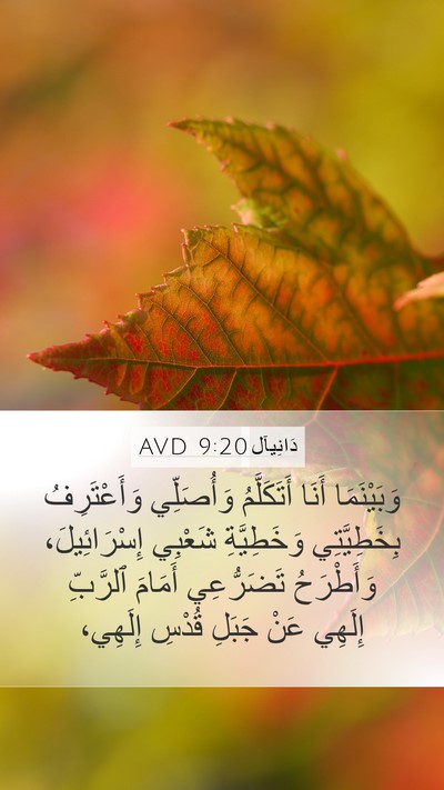 دَانِيآل 9:20 AVD Bible Verse Image