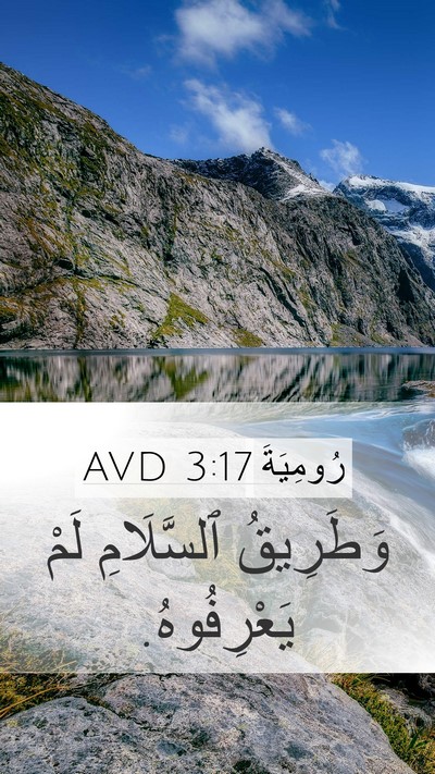 رُومِيَةَ 3:17 AVD Bible Verse Image
