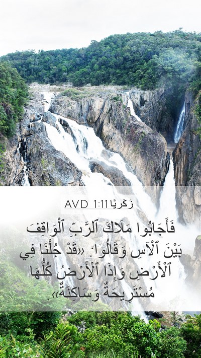 زَكَريَّا 1:11 AVD Bible Verse Image