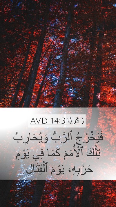 زَكَريَّا 14:3 AVD Bible Verse Image