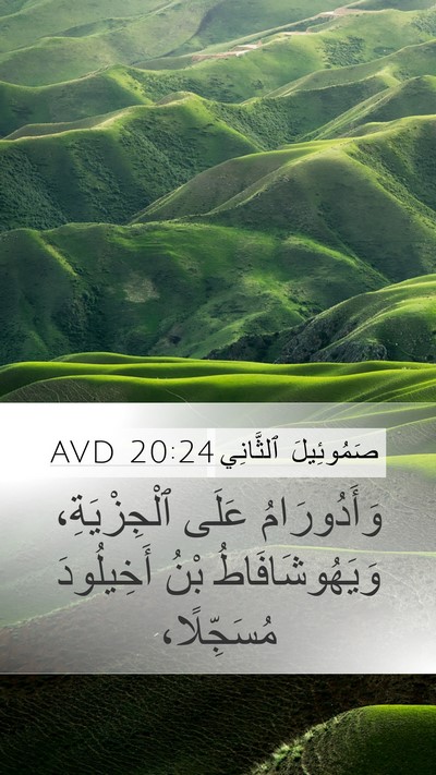 صَمُوئِيلَ ٱلثَّانِي 20:24 AVD Bible Verse Image