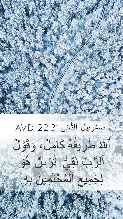صَمُوئِيلَ ٱلثَّانِي 22:31 AVD Bible Verse Image
