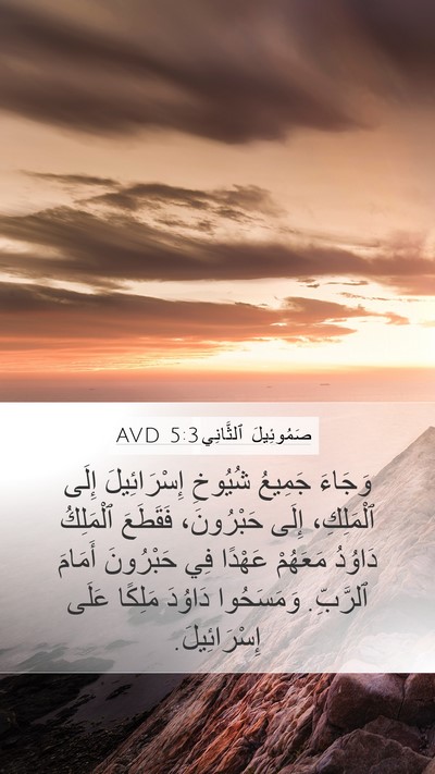 صَمُوئِيلَ ٱلثَّانِي 5:3 AVD Bible Verse Image