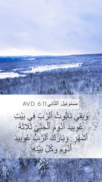 صَمُوئِيلَ ٱلثَّانِي 6:11 AVD Bible Verse Image