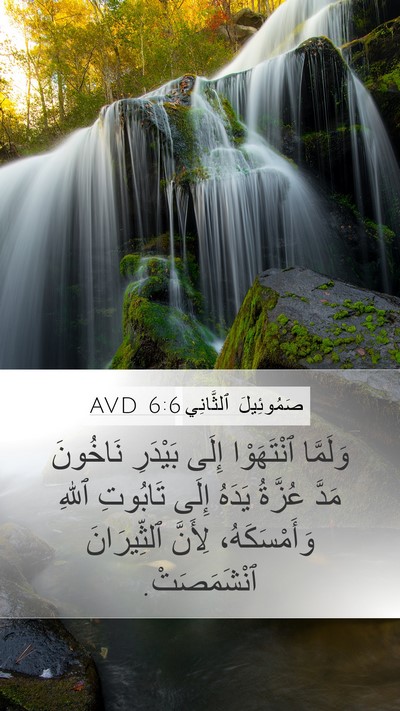 صَمُوئِيلَ ٱلثَّانِي 6:6 AVD Bible Verse Image