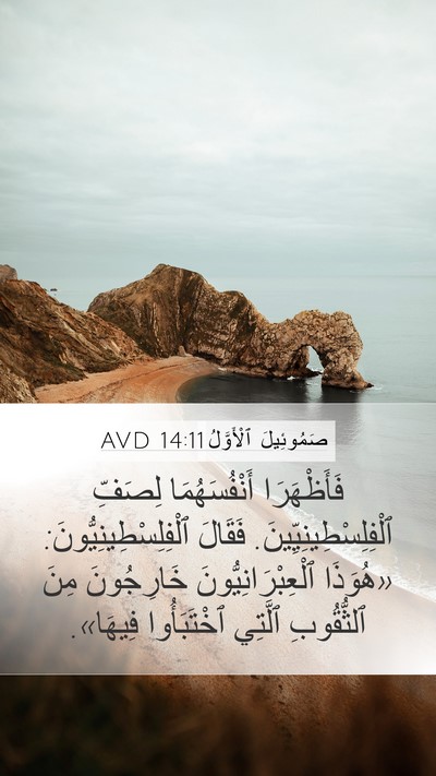 صَمُوئِيلَ ٱلْأَوَّلُ 14:11 AVD Bible Verse Image