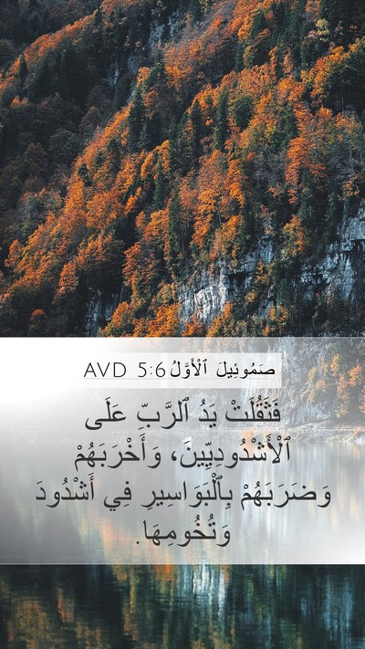 صَمُوئِيلَ ٱلْأَوَّلُ 5:6 AVD Bible Verse Image