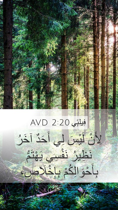 فِيلِبِّي 2:20 AVD Bible Verse Image