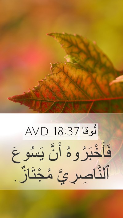 لُوقا 18:37 AVD Mobile Phone Wallpaper - فَأَخْبَرُوهُ أَنَّ - Mobile Bible Verse Wallpaper