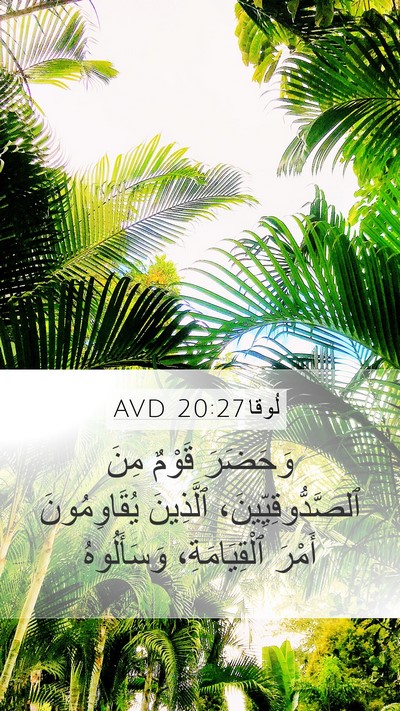 لُوقا 20:27 AVD Bible Verse Image