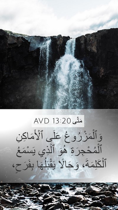 مَتَّى 13:20 AVD Bible Verse Image