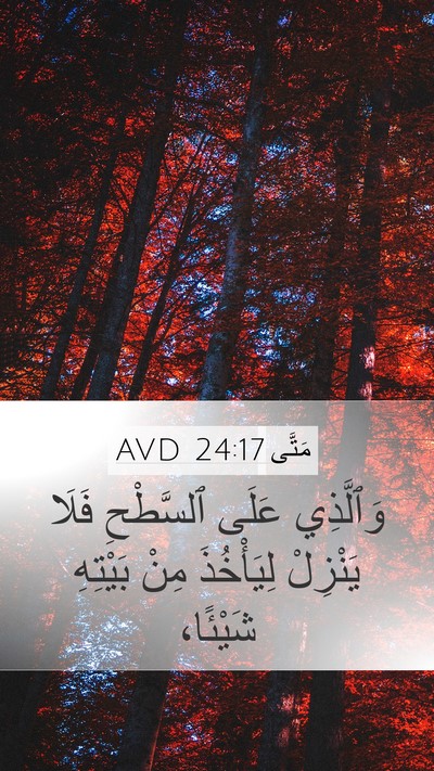 مَتَّى 24:17 AVD Mobile Phone Wallpaper - وَٱلَّذِي عَلَى ٱلسَّطْحِ - Mobile Bible Verse Wallpaper