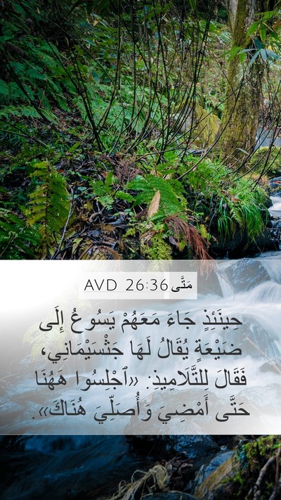 مَتَّى 26:36 AVD Bible Verse Image