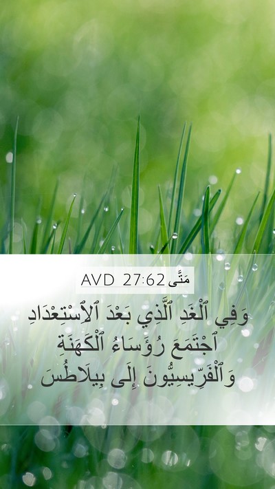 مَتَّى 27:62 AVD Bible Verse Image