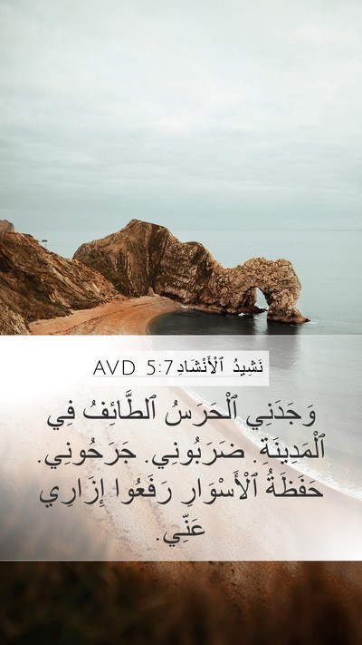 نَشِيدُ ٱلْأَنْشَادِ 5:7 AVD Bible Verse Image