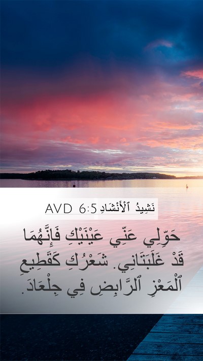 نَشِيدُ ٱلْأَنْشَادِ 6:5 AVD Bible Verse Image