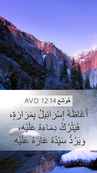 هُوشَع 12:14 AVD Bible Verse Image