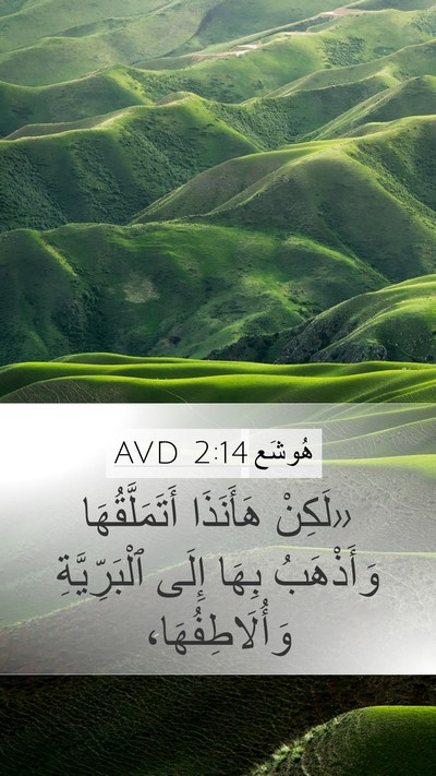 هُوشَع 2:14 AVD Bible Verse Image