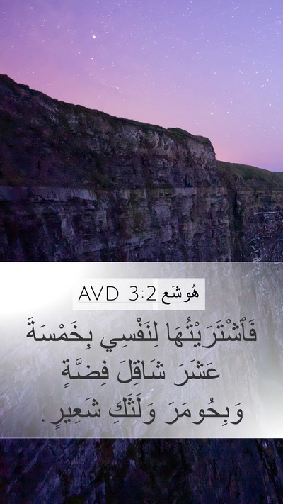 هُوشَع 3:2 AVD Bible Verse Image