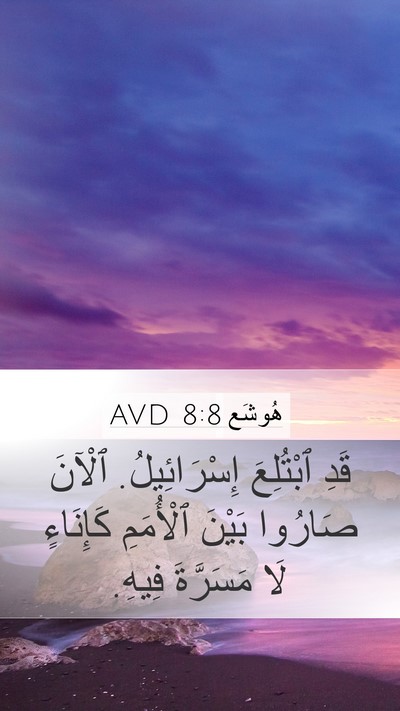 هُوشَع 8:8 AVD Bible Verse Image