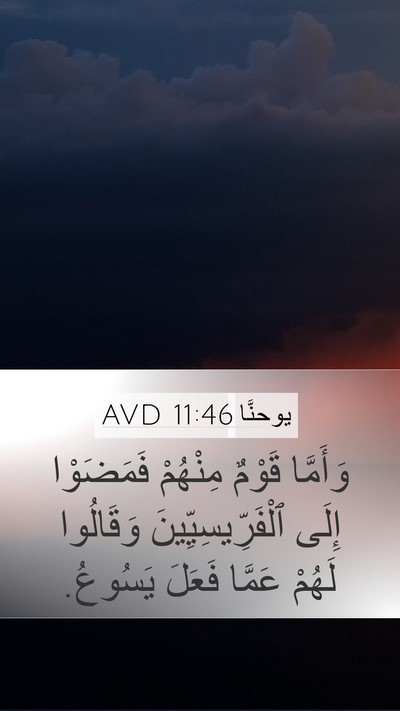 يوحنَّا 11:46 AVD Bible Verse Image