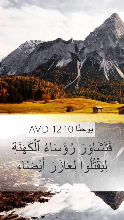 يوحنَّا 12:10 AVD Bible Verse Image