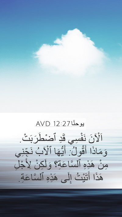 يوحنَّا 12:27 AVD Bible Verse Image