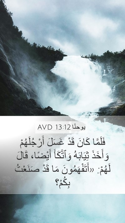 يوحنَّا 13:12 AVD Bible Verse Image