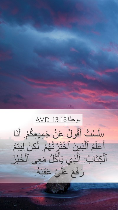 يوحنَّا 13:18 AVD Bible Verse Image