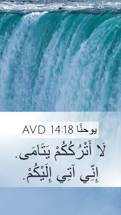 يوحنَّا 14:18 AVD Bible Verse Image