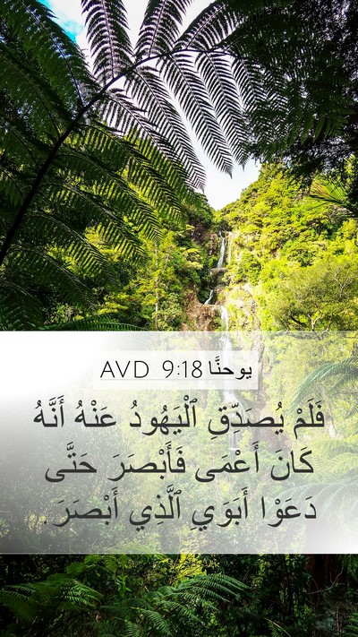 يوحنَّا 9:18 AVD Bible Verse Image