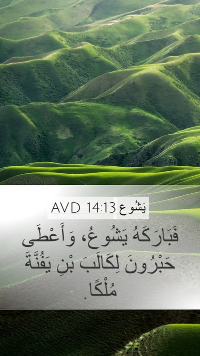 يَشُوع 14:13 AVD Bible Verse Image