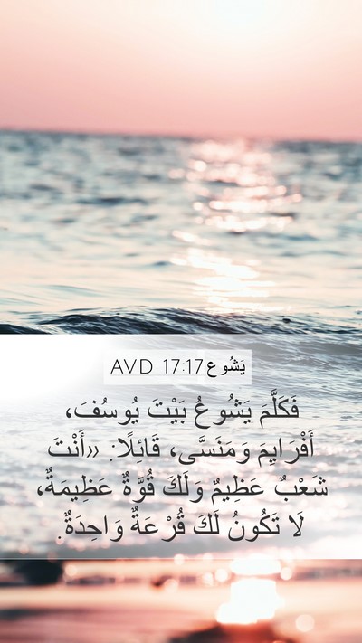 يَشُوع 17:17 AVD Bible Verse Image