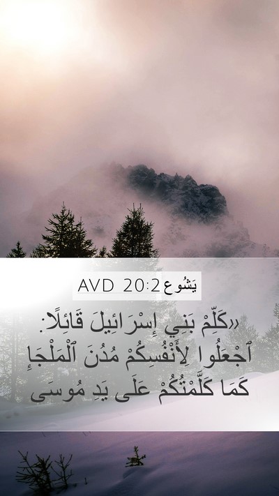 يَشُوع 20:2 AVD Bible Verse Image
