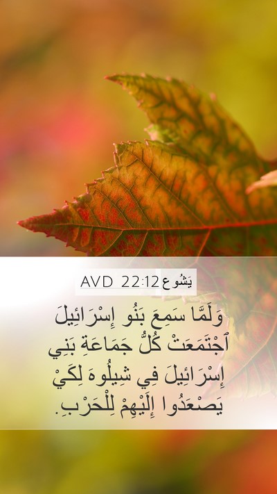 يَشُوع 22:12 AVD Bible Verse Image