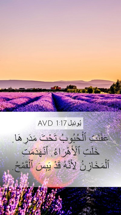 يُوئِيل 1:17 AVD Bible Verse Image